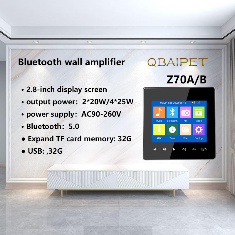 Home Bluetooth Wall Amplifier  - Audio Music System For Home ulasan dan harga
