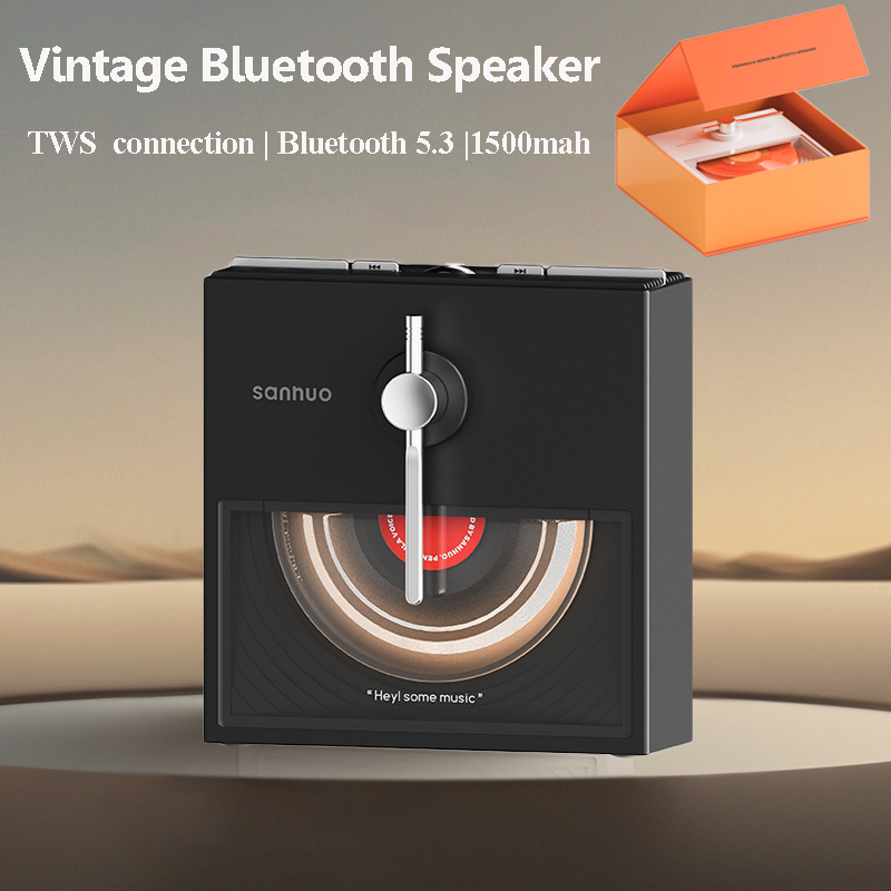 Mini Vintage Bluetooth Speaker - Audio Music System For Home ulasan dan harga