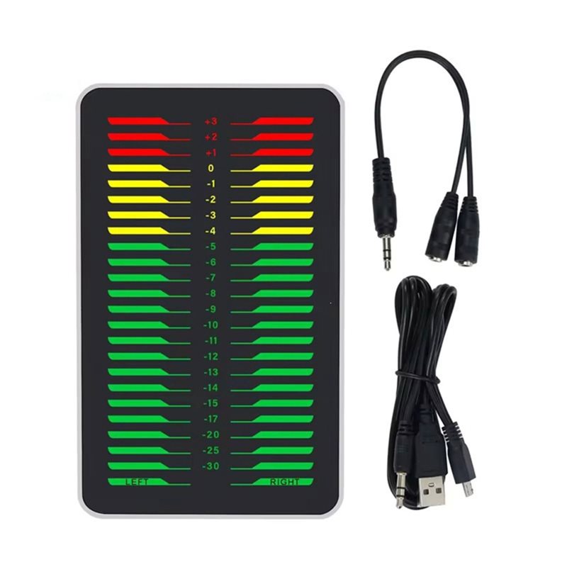 Audio Music Visualizer - B50B-AK_DB24D_PRO Dual Channel LED Music Level