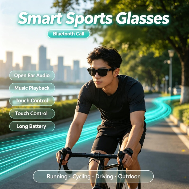 Audio And Music - Smart Sports Glasses Open Ear Audio