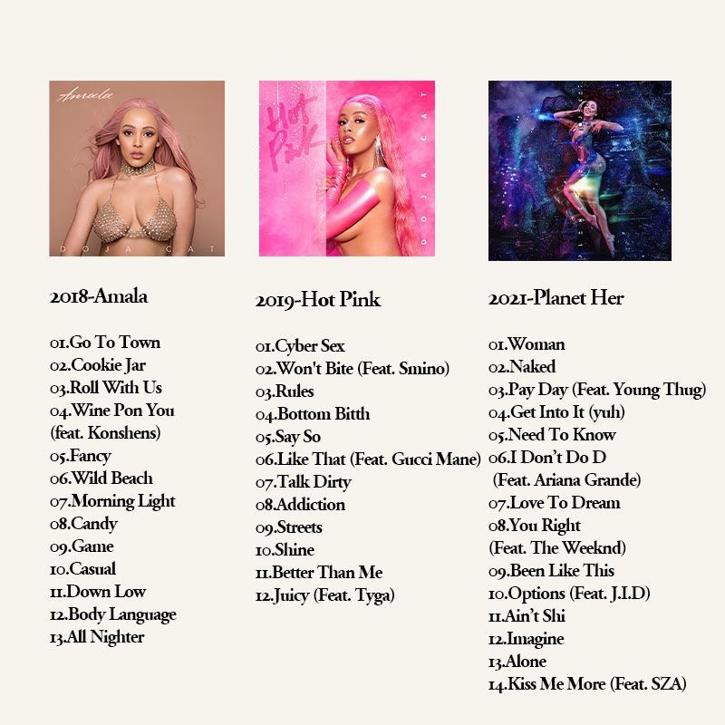 Doja Cat 6CD Music Album Colle - Audio And Music ulasan dan harga