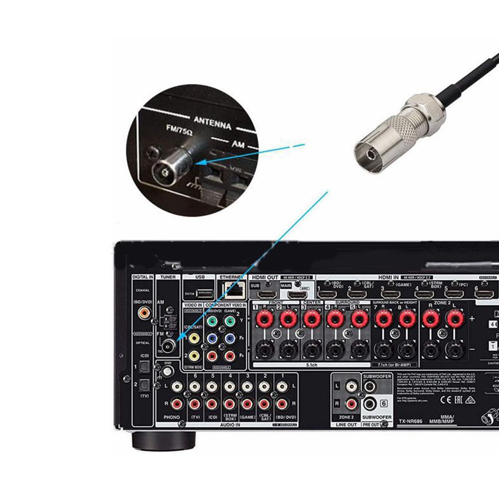 FM Radio Antenna FM Dipole Ant - Audio Music System For Home ulasan dan harga