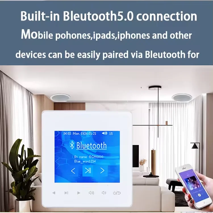 Home Bluetooth Wall Amplifier  - Audio Music System For Home ulasan dan harga
