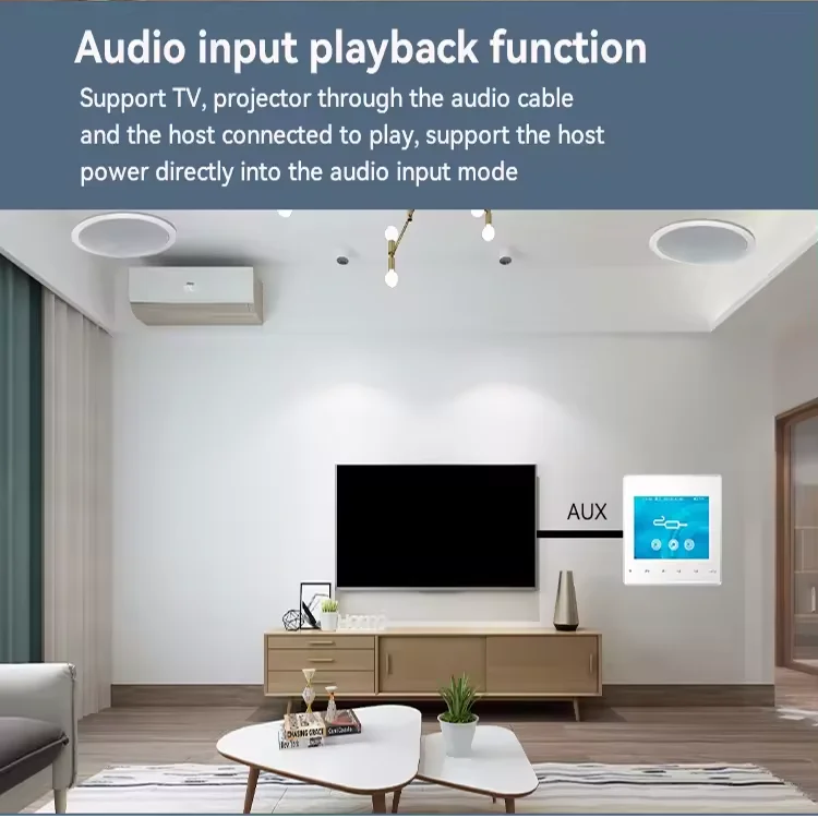 Home Bluetooth Wall Amplifier  - Audio Music System For Home ulasan dan harga