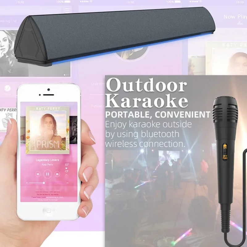 60W Wireless TV PC Soundbar Bl - Audio Music System For Home ulasan dan harga