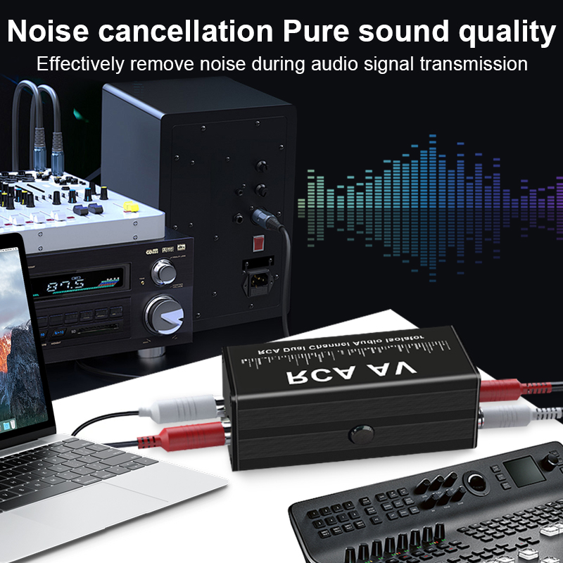 Portable 2 Channels RCA Ground - Audio And Music ulasan dan harga