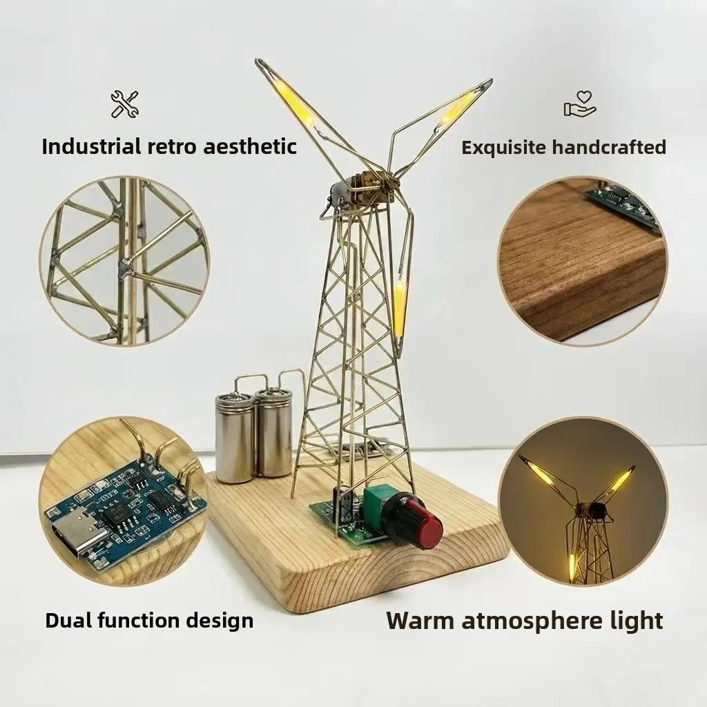 DIY Industrial Wind Turbine La - Audio Music Visualizer ulasan dan harga