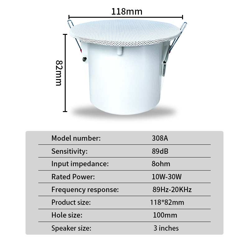 3 inch 8Ohm Surround Sound Spe - Audio Music System For Home ulasan dan harga