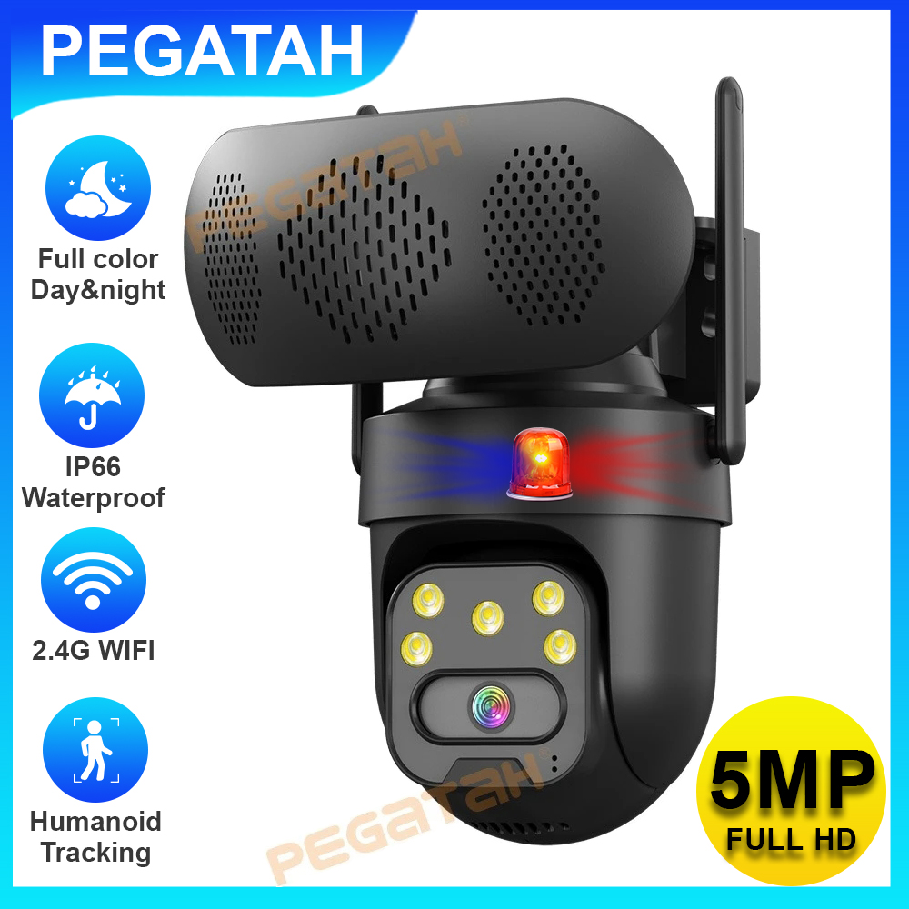 5MP IP Camera Outdoor 2.4G WiF - Audiovision Music Player ulasan dan harga