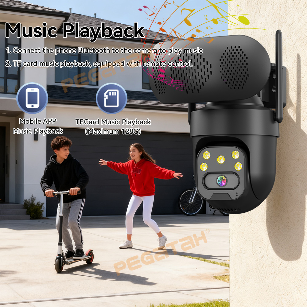 5MP IP Camera Outdoor 2.4G WiF - Audiovision Music Player ulasan dan harga