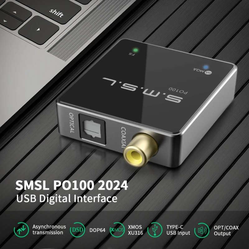 SMSL PO100 2024 USB Audio Conv - Audio Music System For Home ulasan dan harga