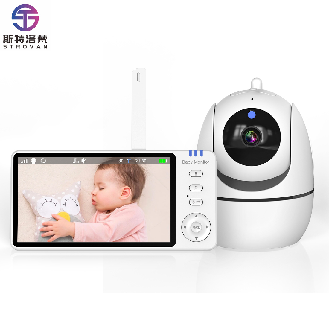 720P HD Wireless Video Baby  5 - Audiovision Music Player ulasan dan harga