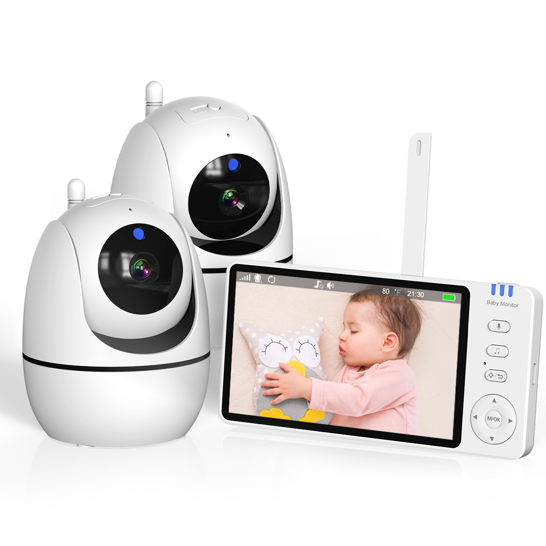 720P HD Wireless Video Baby  5 - Audiovision Music Player ulasan dan harga
