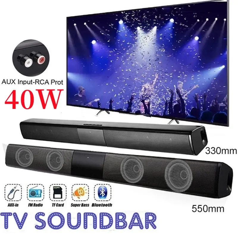40W Wireless Bluetooth Soundba - Audio Music Visualizer ulasan dan harga