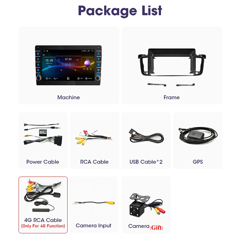 8G Ram 128GB Android 14 Car Ra - Audio Music Hindi ulasan dan harga