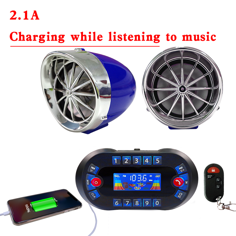 MT730 Motorcycle Bluetooth Spe - Audio Music App ulasan dan harga