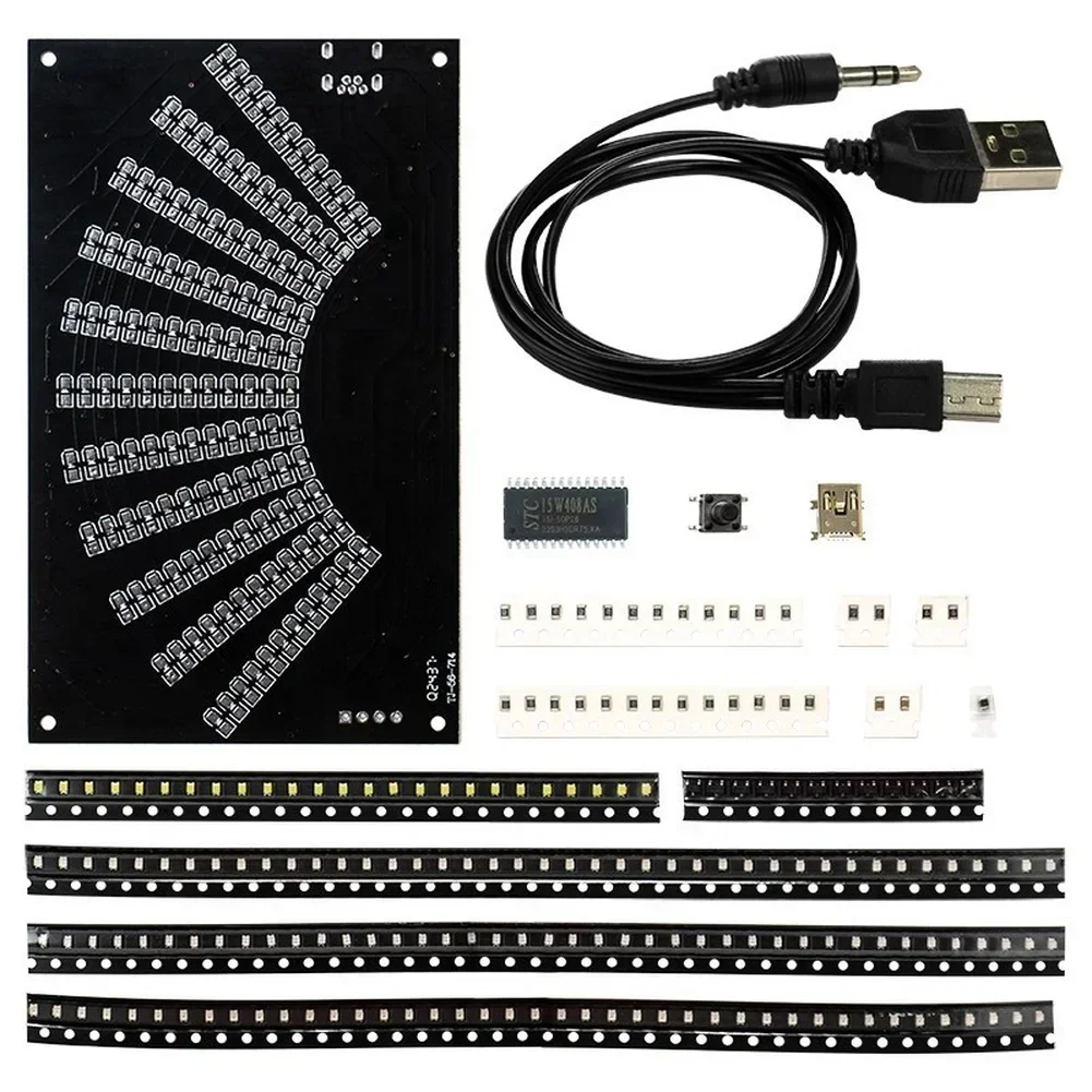 DIY LED Music Spectrum Display - Audio Music Visualizer ulasan dan harga