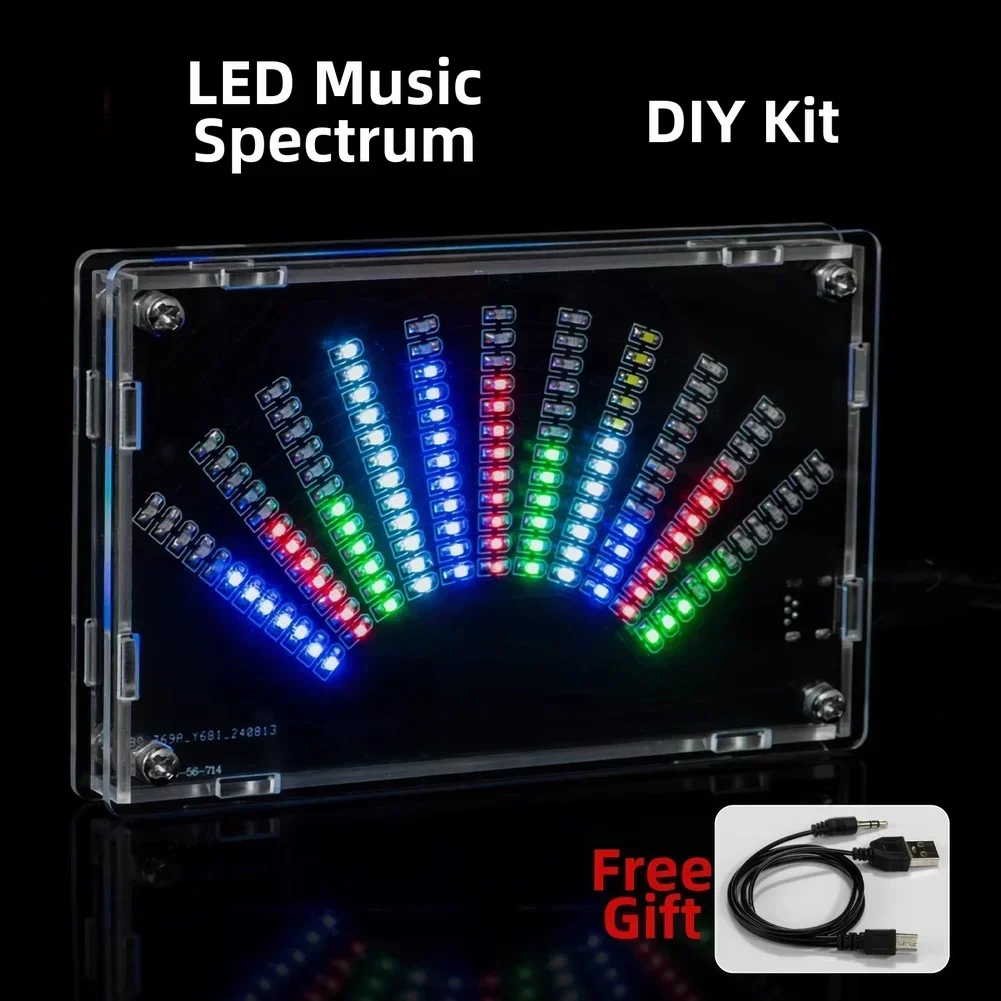 DIY LED Music Spectrum Display - Audio Music Visualizer ulasan dan harga