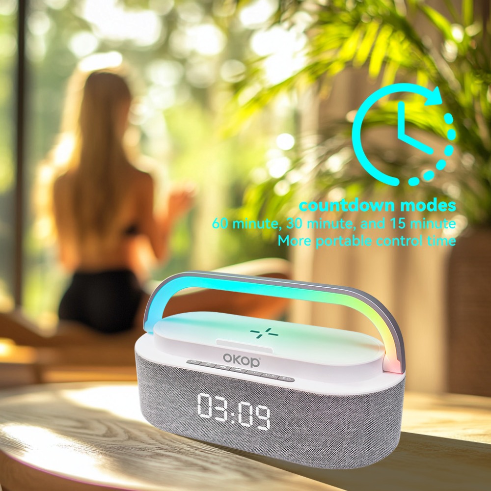 OKOP Bluetooth Speakers,6 in 1 - Audio Music Visualizer ulasan dan harga
