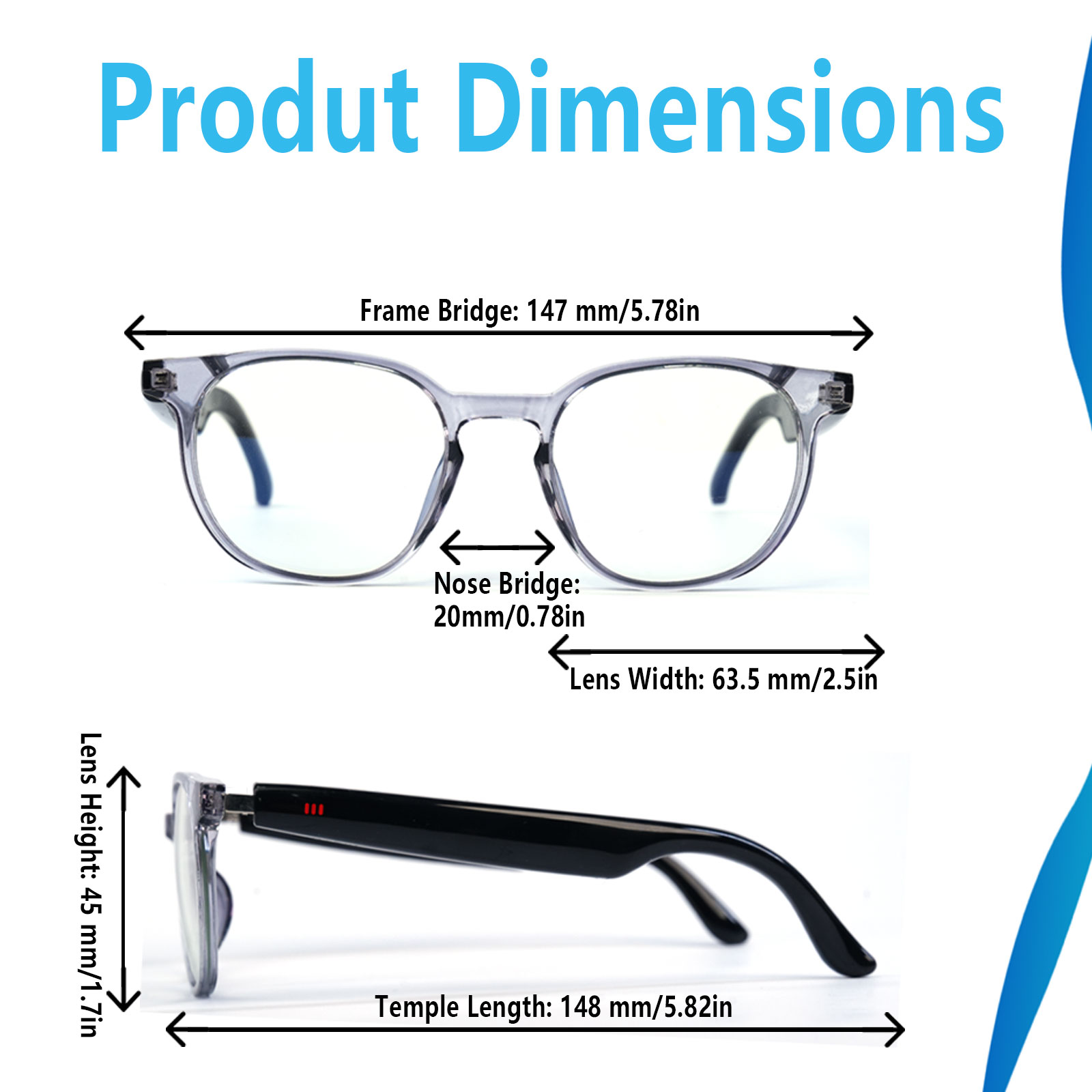 Smart Audio Glasses, Real-Time - Audio Music App ulasan dan harga