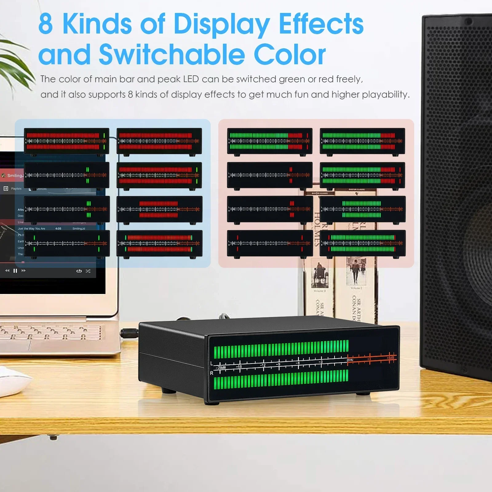 Douk Audio Dual Channel LED So - Audio Music Visualizer ulasan dan harga