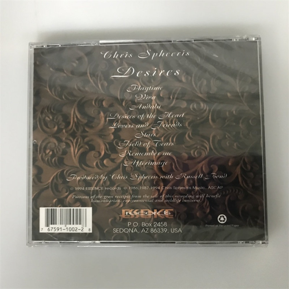 CD 'Desires' Chris Spheeris Mu - Audio And Music ulasan dan harga