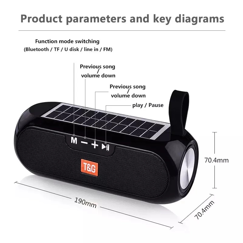 Solar Radio FM Outdoor Portabl - Audio Music System For Home ulasan dan harga