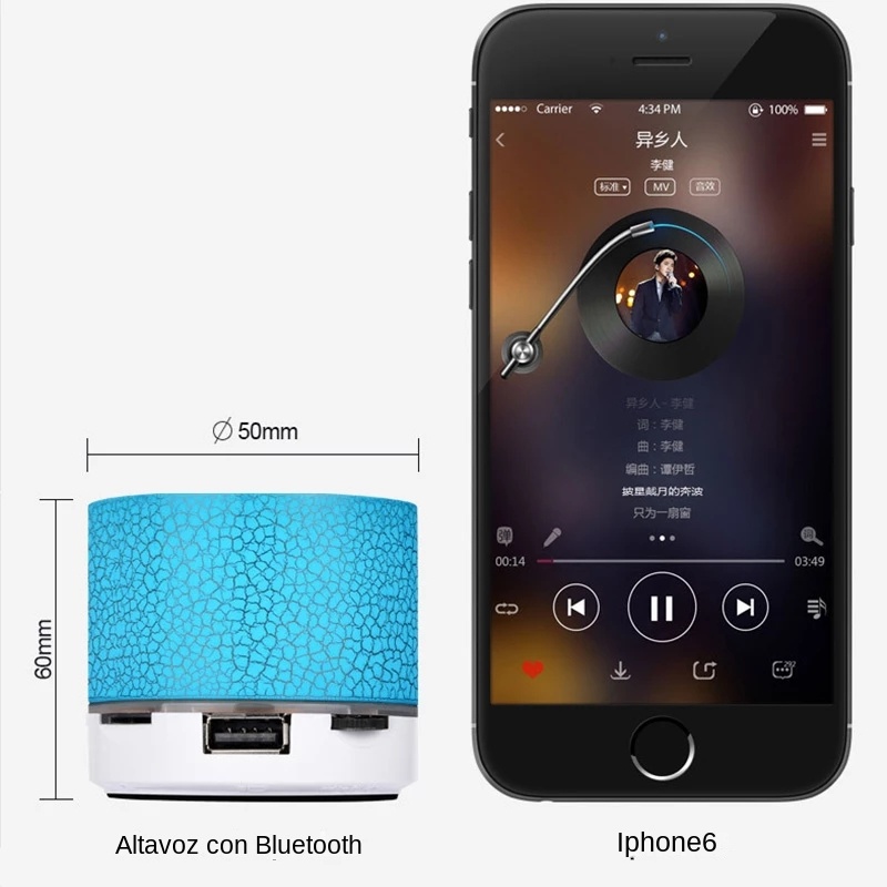 Mini Portable Outdoor Speaker  - Audio Music App ulasan dan harga